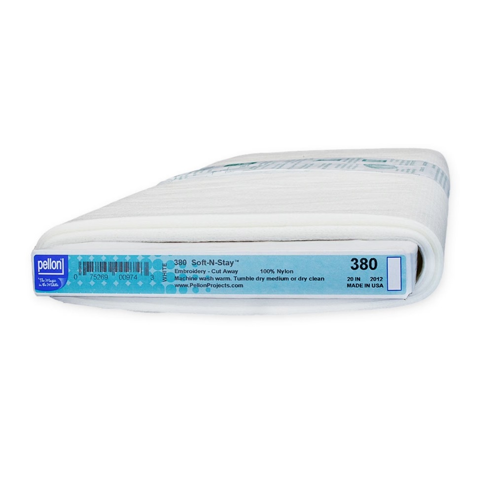 Lot Of 2 Pellon 380 Soft-N-Stay Fabric Stabilizer, White. 20" x 10 Yards Bolt - Picture 2 of 4